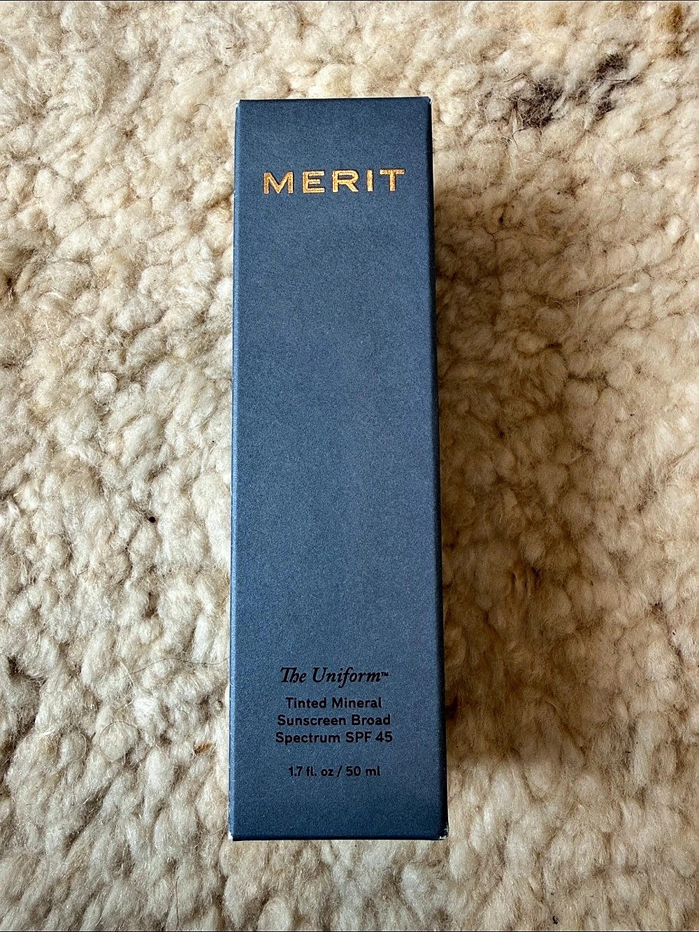 MERIT The Uniform Tinted Mineral Sunscreen Broad Spectrum SPF 45 Tinted Mineral